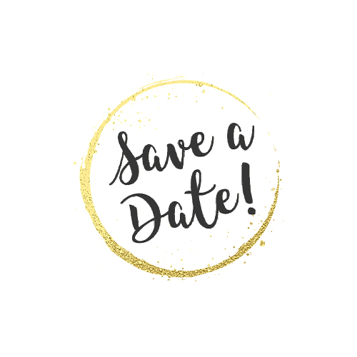 Save a date logo